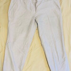 JCrew Light Gray Cropped Pants